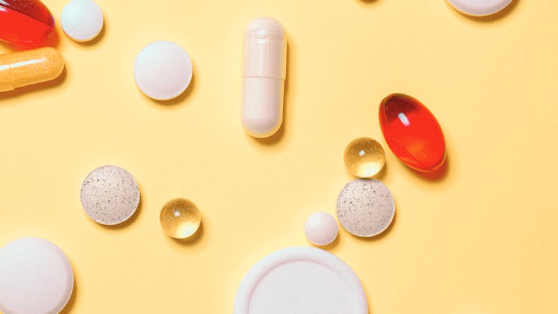 Probiotic supplement capsules for gut health and digestion