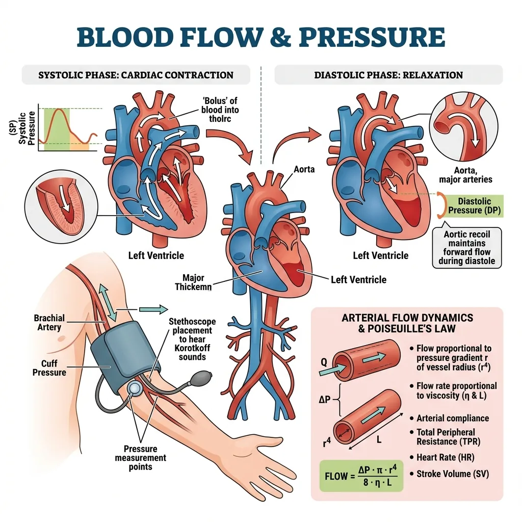 Vascular Remodeling and Arterial Compliance under Hypertension