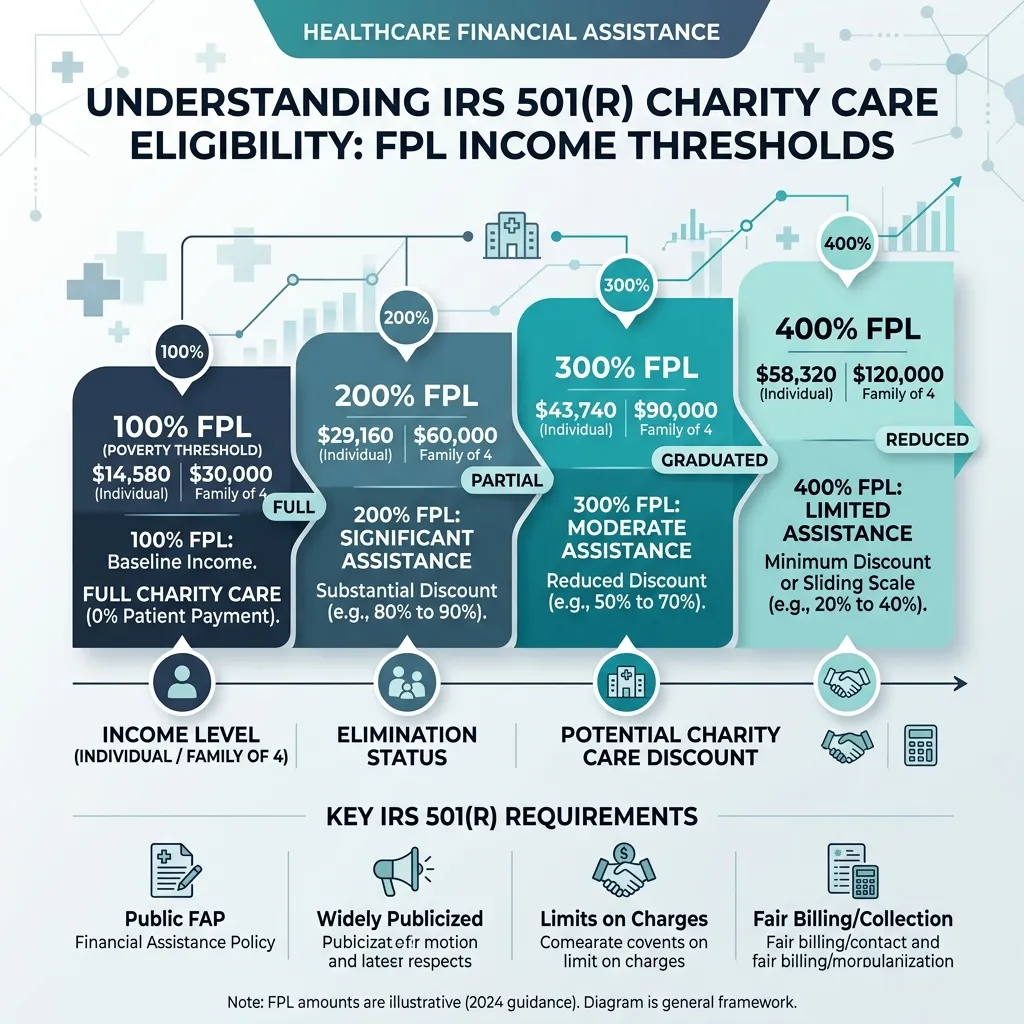 charity care income thresholds and poverty levels